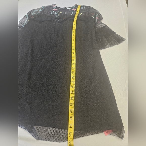 K/Lab Black Women's L Long Sleeve Bishop Sundress - Picture 7 of 8